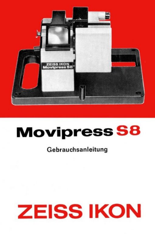 Zeiss Ikon Movipress S8 User manual, Languages: German