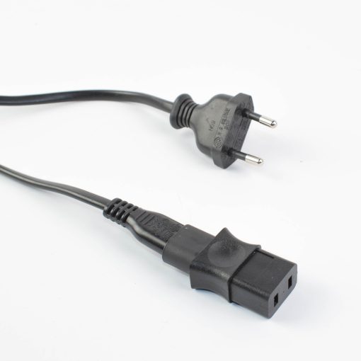 Power cable 2 pins - 20.5 mm 12.3 mm  -  (Revox, Marantz, Akai, Roland, ... ) (KA-0065) - Image 4