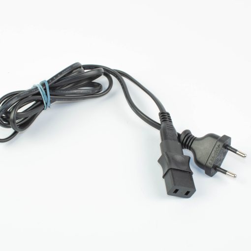 Power cable 2 pins - 20.5 mm 12.3 mm  -  (Revox, Marantz, Akai, Roland, ... ) (KA-0065) - Image 3