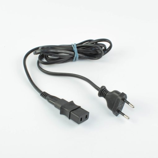 Power cable 2 pins - 20.5 mm 12.3 mm  -  (Revox, Marantz, Akai, Roland, ... ) (KA-0065) - Image 2