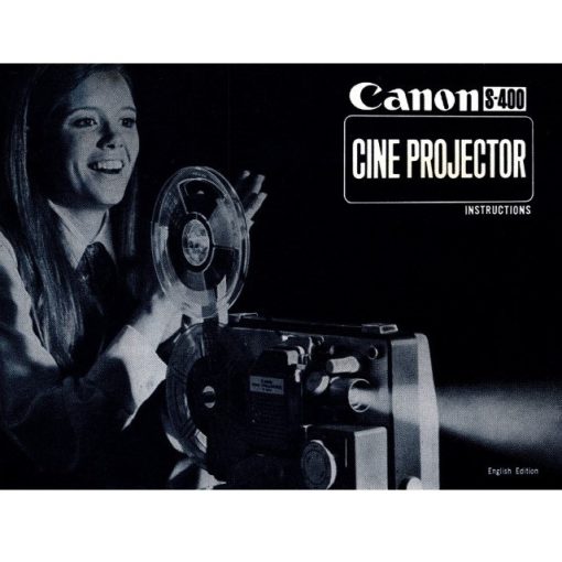 Canon S-400 Cine Projector User manual, Languages: English