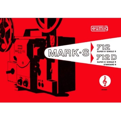 Eumig Mark-S 712 712D Gebruikshandleiding, Talen: Duits cover