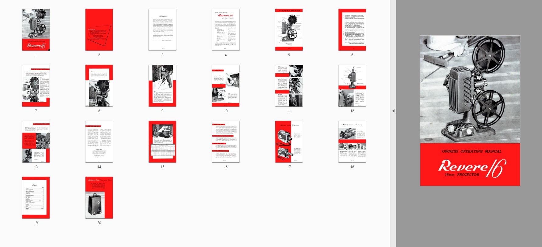 Revere 16 User manual, Languages: English - Image 2