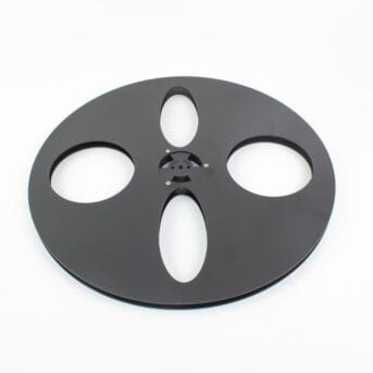 Van Eck – Aluminium Filmspoel 9,5 mm – 700 meter / 2300 ft – Ø 380 mm (SF-0470)