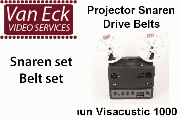 Braun Visacustic 1000 belt (3 belt set)