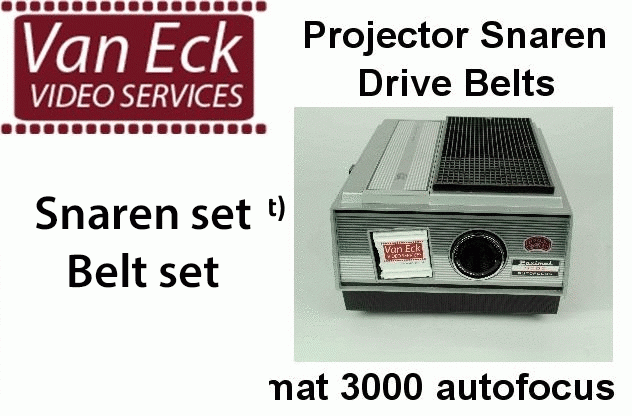 Braun Paximat 3000 autofocus belt (3 belt set)