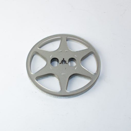 Film reel steel regular8 / 8mm / audio tape - 60 meters / 200ft (12.7cm diameter) (used)
