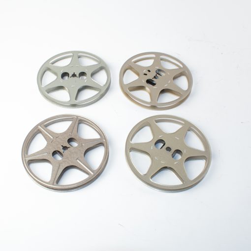 Film reel steel regular8 / 8mm / audio tape - 60 meters / 200ft (12.7cm diameter) (used) - Image 2