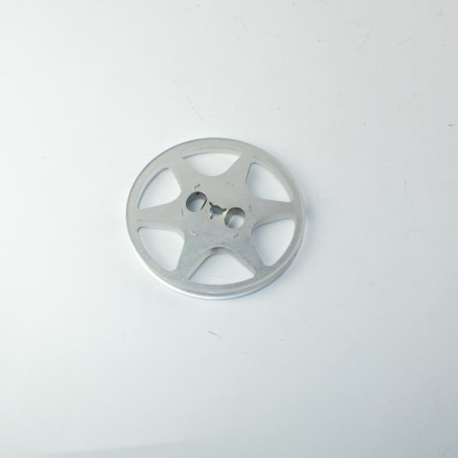 Film reel aluminium regular8 / 8mm / audio tape - 60 meters / 200ft (12.7cm diameter) (used)