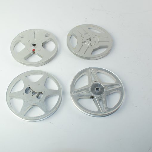Film reel aluminium regular8 / 8mm / audio tape - 60 meters / 200ft (12.7cm diameter) (used) - Image 2