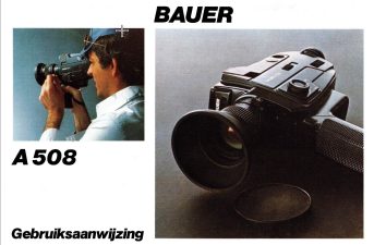 Bauer A508 Gebruikshandleiding, Talen: Nederlands cover