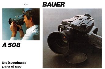 Bauer A508 Gebruikshandleiding, Talen: Spaans cover