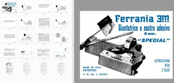 Alternative view of Ferrania 3M Giuntatrice a nastro adesivo 8mm SPECIAL User manual, Languages: Italian
