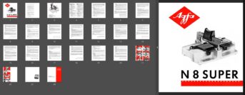 Agfa N8 Super Gebruikshandleiding, Talen: Duits Engels Frans Spaans Italiaans Nederlands Deens Zweeds preview