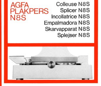 Agfa N8S Gebruikshandleiding, Talen: Duits Engels Frans Spaans Italiaans Nederlands Deens Zweeds cover