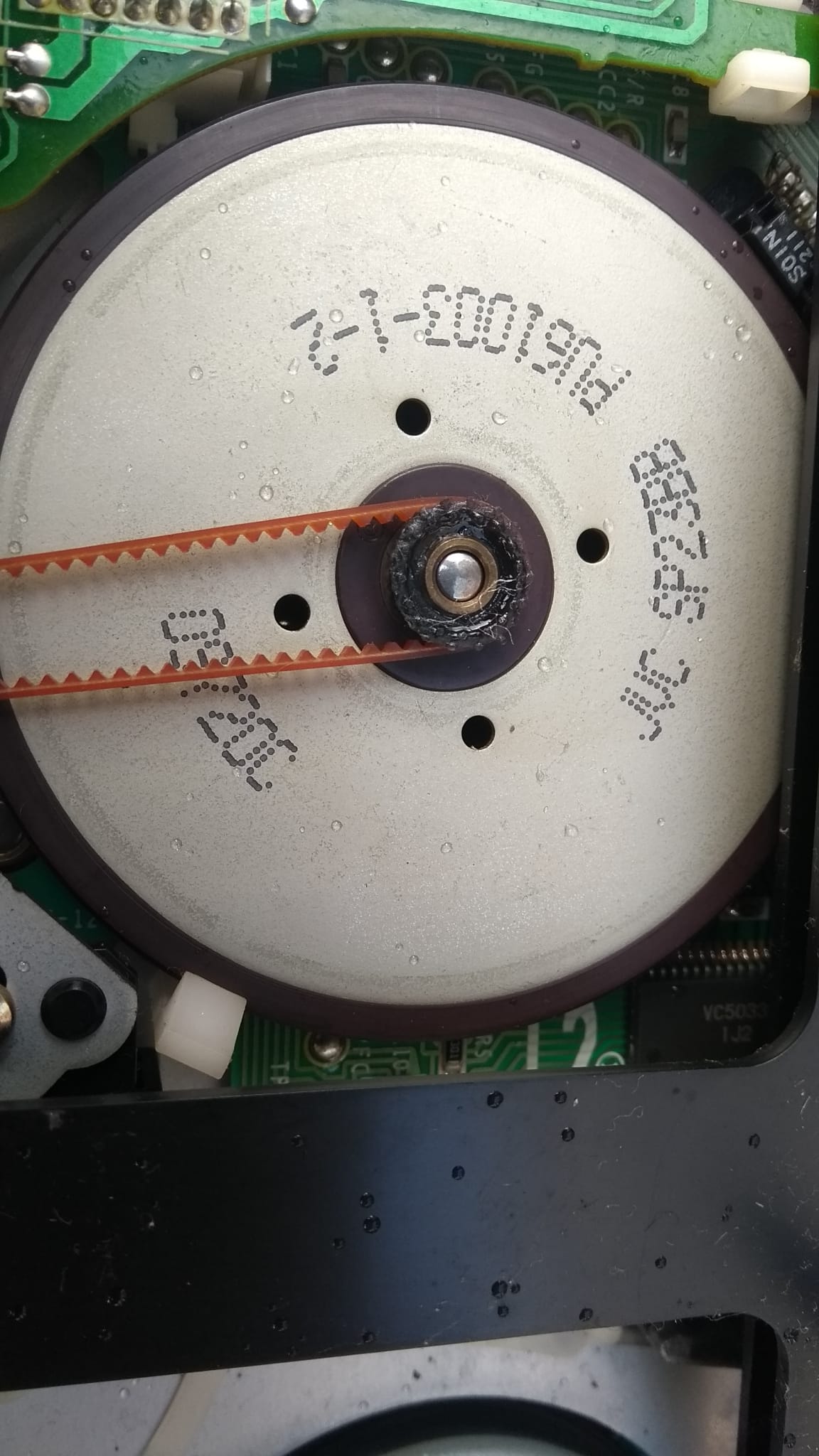 JVC Capstan Motor Pulley - PTU96031-678C - 329602 (PP-0405) - Afbeelding 3