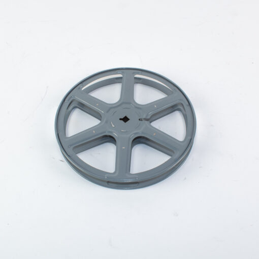 16mm Filmspoel metaal 120 meter (17.6 cm) - donker grijs (gebruikt)