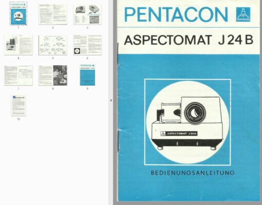 Pentacon Aspectomat J24B User manual, Languages: German - Image 2