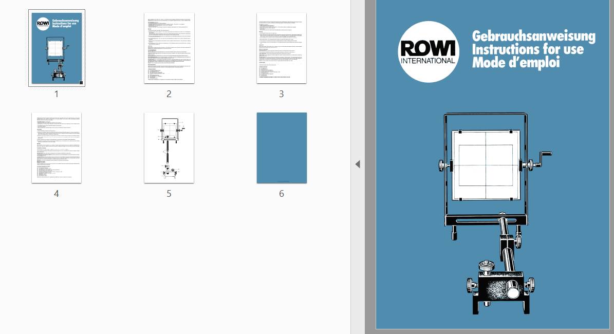 Rowi Titler - Titelgerät - Titreuse User manual, Languages: German English French - Image 2