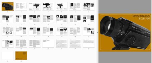 Bolex 450 Gebruikshandleiding, Talen: Frans preview