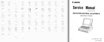 Canon EOS System Electrical Adjustments Service handleiding, Talen: Engels preview