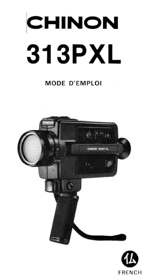 Chinon 313P XL User manual, Languages: French