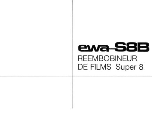 Ewa S8B User manual, Languages: French