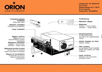 Orion PK35A User manual, Languages: German English French Spanish Italian Dutch