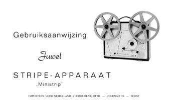 Juwel STRIPE-APPARAAT Ministrip Gebruikshandleiding, Talen: Nederlands cover