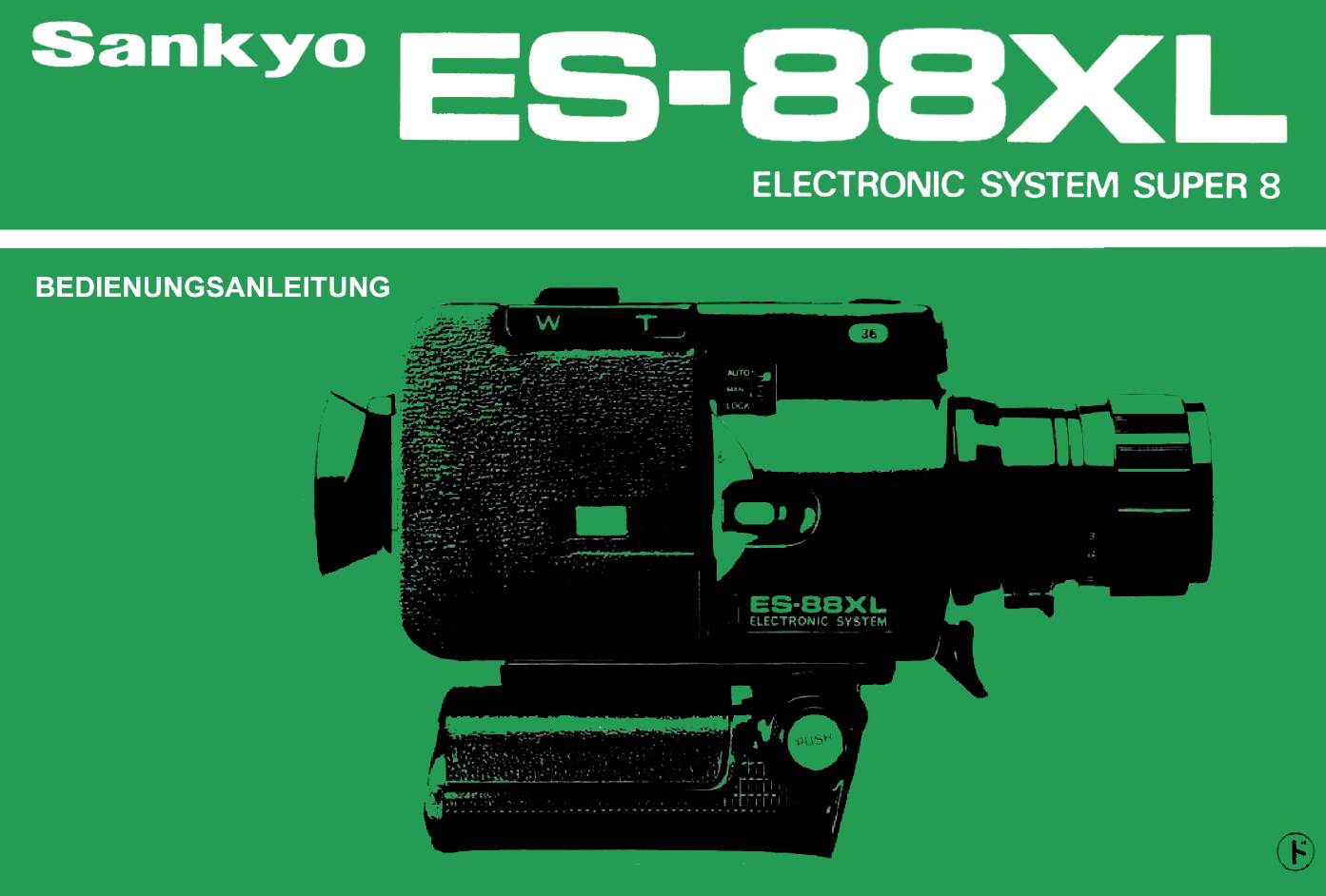Sankyo ES-88XL Gebruikshandleiding, Talen: Duits cover
