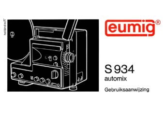 Eumig S934 Automix Gebruikshandleiding, Talen: Nederlands cover
