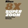 Nikon 8X Super Zoom Gebruikshandleiding, Talen: Engels cover