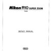 Nikon R10 Super Zoom Service handleiding, Talen: Engels cover