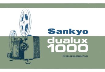Sankyo Dualux 1000 Gebruikshandleiding, Talen: Nederlands cover