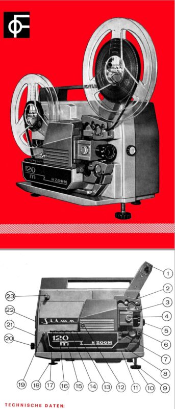 Silma 120M 8 Zoom Gebruikshandleiding, Talen: Duits cover