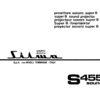 Silma S455 Onderdelenhandleiding, Talen: Duits Engels Frans Spaans Italiaans cover