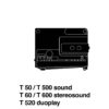 Bauer T50 T60 T500 T600 T520 Onderdelenhandleiding, Talen: Duits Engels Frans cover