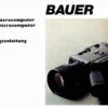 Bauer S715XL S709XL Gebruikshandleiding, Talen: Duits cover