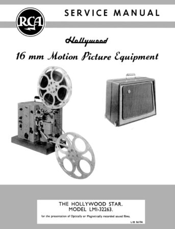 RCA Hollywood STAR LMI-32263 Service handleiding, Talen: Engels cover