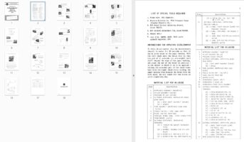 RCA MI-35102 MI-35106 Magnetic Reproducer Kits for Modification of RCA 400 MI-1311 and MI-1314 projectors Service handleiding, Talen: Engels preview