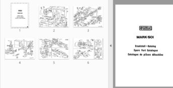 Eumig Mark 501 Onderdelenhandleiding, Talen: Duits Engels Frans preview