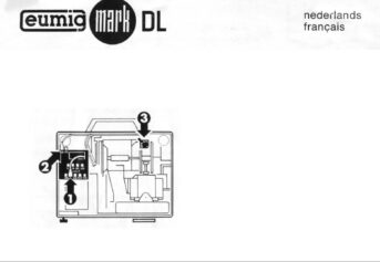 Eumig Mark DL Gebruikshandleiding, Talen: Frans Nederlands cover