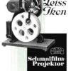 Zeiss Ikon K400b Schmalfilmprojektor Gebruikshandleiding, Talen: Duits cover