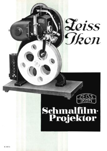 Zeiss Ikon K400b Schmalfilmprojektor Gebruikshandleiding, Talen: Duits cover