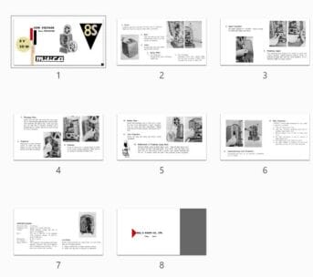 Mitica 8S Gebruikshandleiding, Talen: Engels preview
