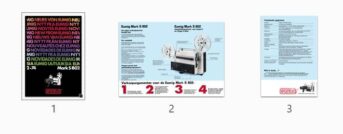 Eumig S802 leaflet, Talen: Nederlands preview