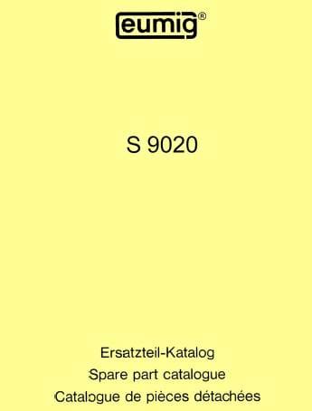 Eumig S9020 onderdelenhandleiding, Talen: Duits Engels Frans cover