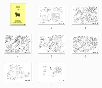 Eumig S909 onderdelenhandleiding, Talen: Duits Engels Frans preview