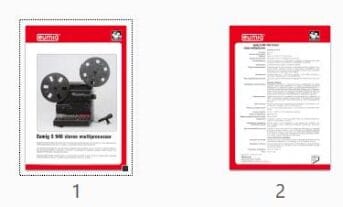 Eumig S940 leaflet, Talen: Italiaans preview