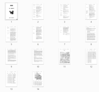 Eumig 824 Sonomatic Service Information 1 service handleiding, Talen: Duits preview